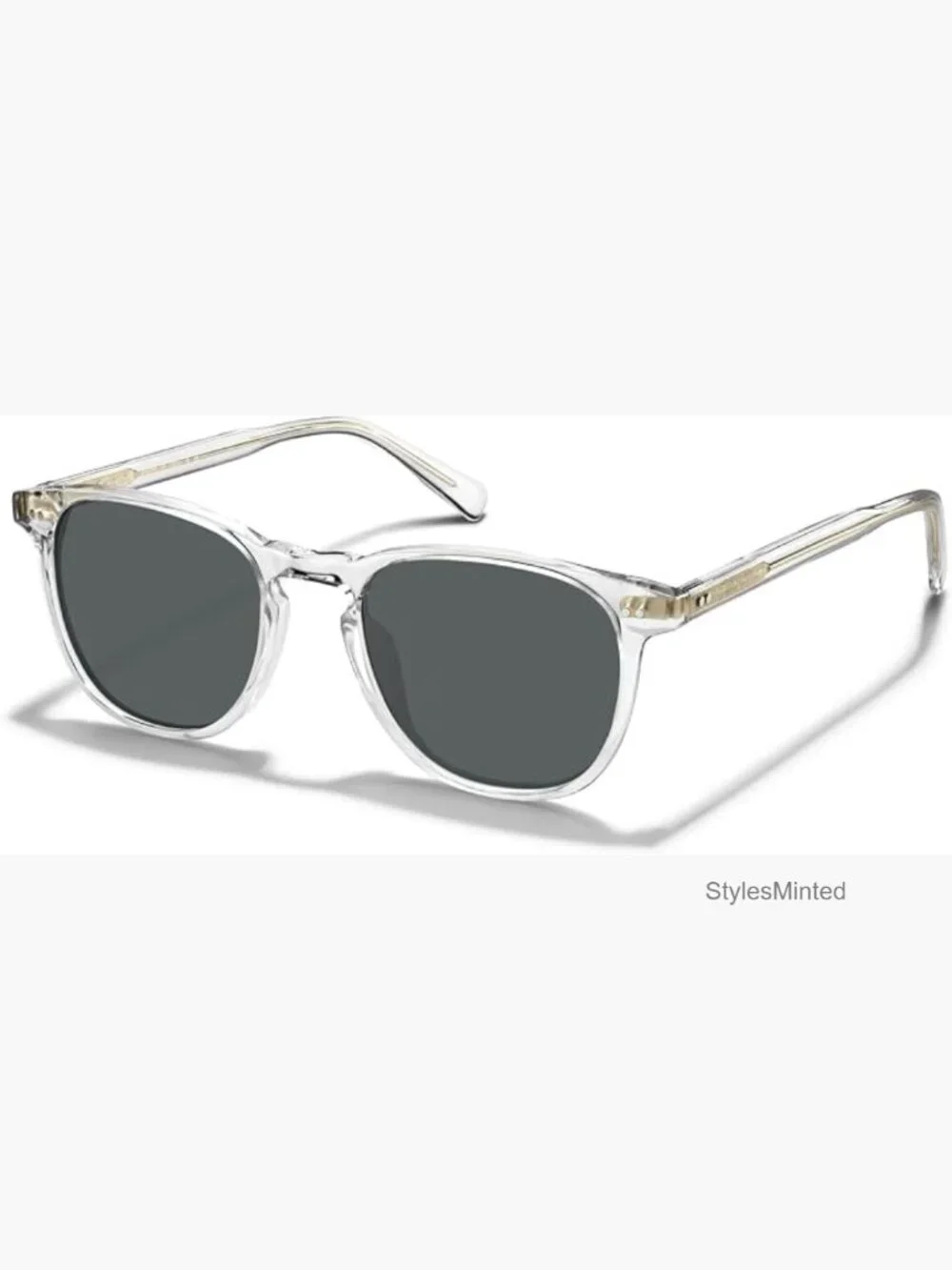 Retro Cool Square Acetate Polarized Sunglasses UV Protection